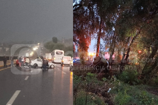 Accidente en la México - Puebla