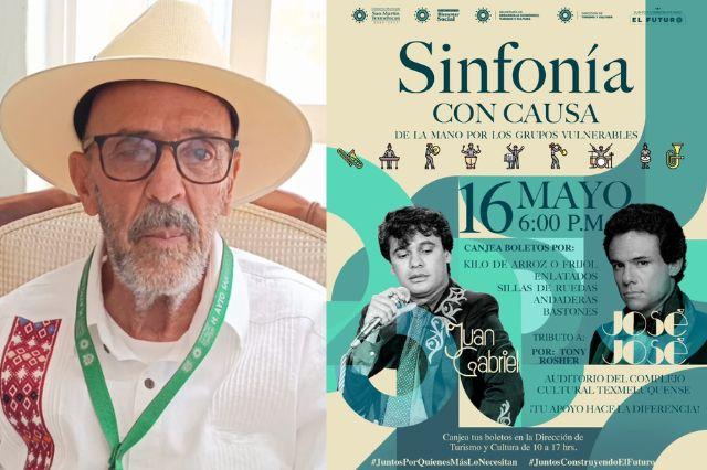 Tributo a Juan Gabriel y José José en Texmelucan 
