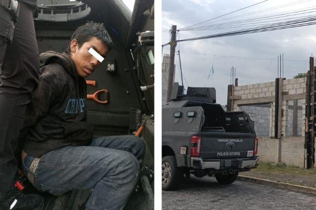 Vecinos y policía de Tecamachalco