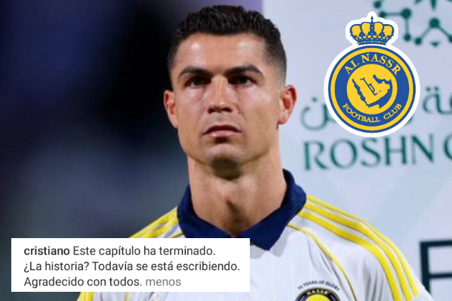 Fin de ciclo CR7 se despide tras caída del Al Nassr