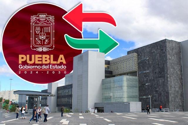 CIS de Puebla con logo del gobierno de Puebla al frente 