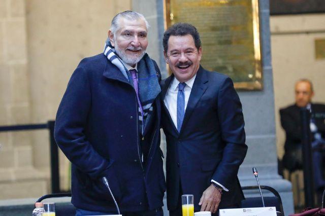 Adán Augusto López e Ignacio Mier 