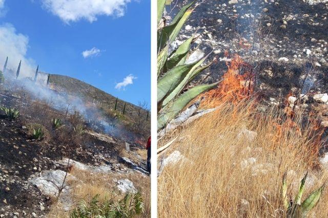 Incendio en Tecamachalco