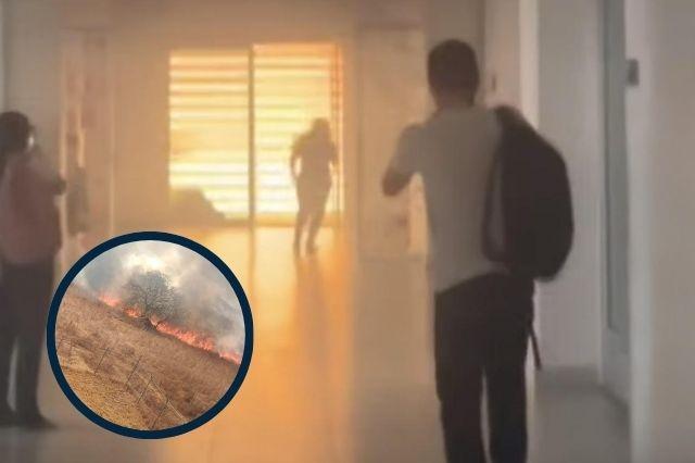 Incendio fuera de control