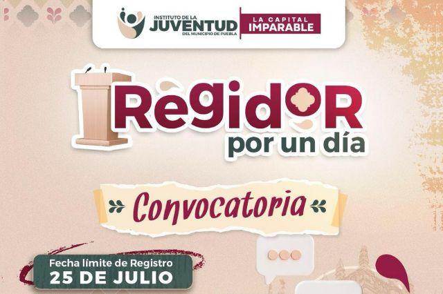 Cartel de difusión del programa Regidor por un día 