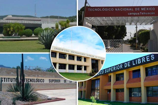 Institutos Tecnológicos de Puebla, en municipios