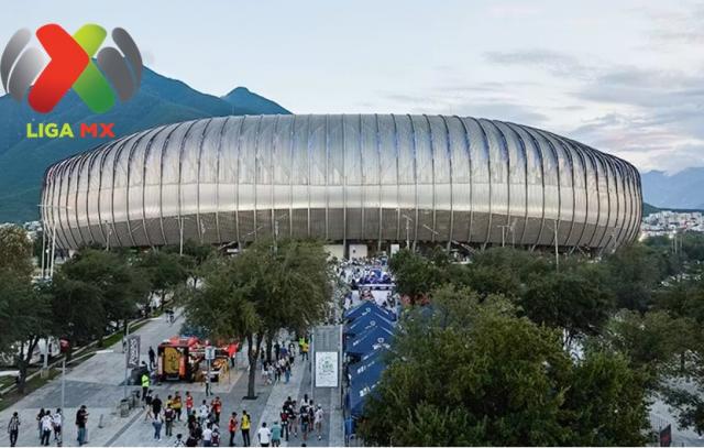 Panorámica del Estadio BBVA, hogar de los Rayados de Monterrey