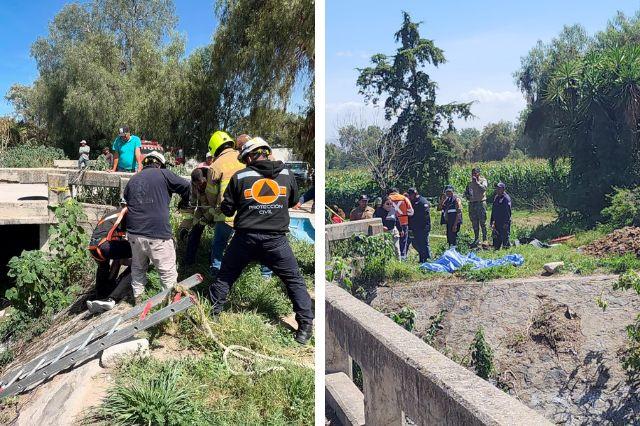 Localizan sin vida a joven de Tecali que cayó al canal principal de Valsequillo