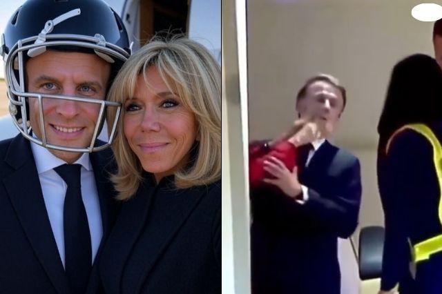 Macron aclara polémico video de “bofetada” en Vietnam