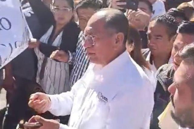 Maestros protestan en Huauchinango