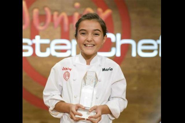 María, triunfadora de Master Chef Junior 3, en España.