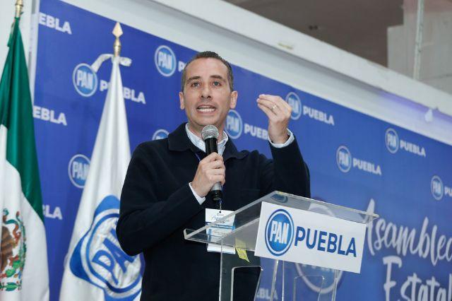 Mario Riestra, dirigente del PAN en Puebla