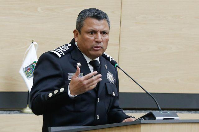 Vicealmirante Francisco Sánchez en el Congreso de Puebla 