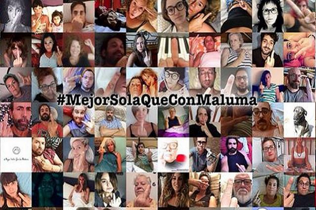 Foto / Imagen campaña #MejorSolaQueConMaluma