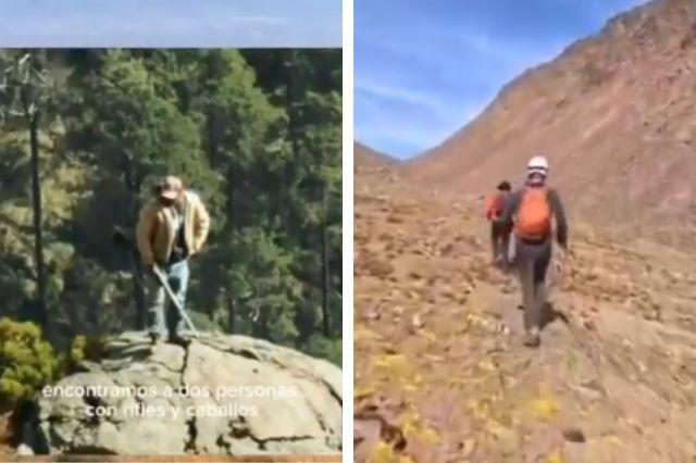 Persecución en el Iztaccíhuatl: montañistas escapan de hombres armados