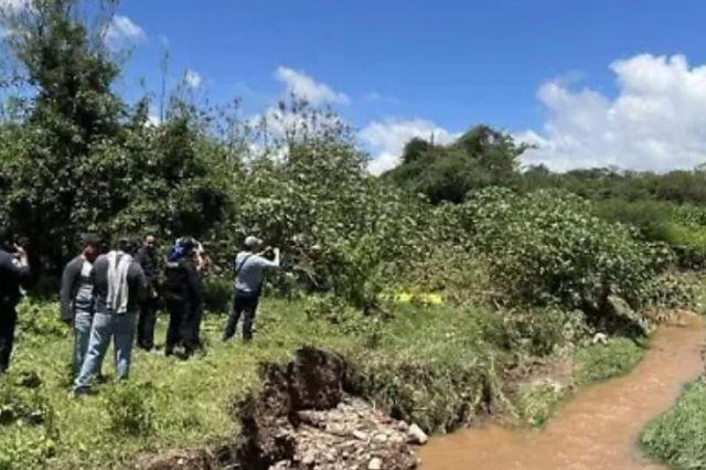 Cuerpo atado en Coronango