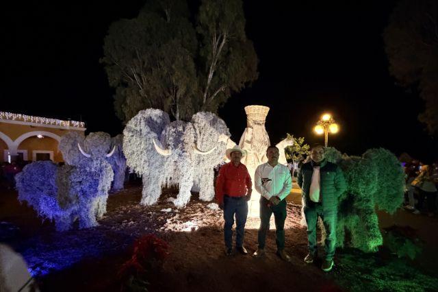 Nacimiento monumental en Huaquechula