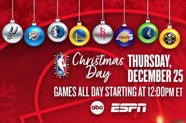 NBA Navidad 2025: horarios y dónde ver la quíntuple cartelera
