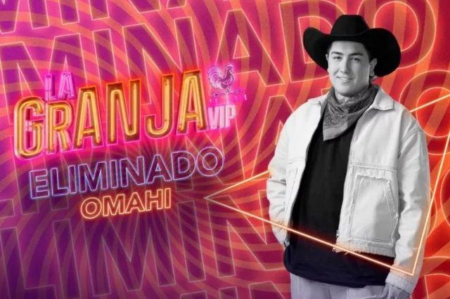¡Adiós granjero! Omahi es el tercer eliminado de La Granja VIP