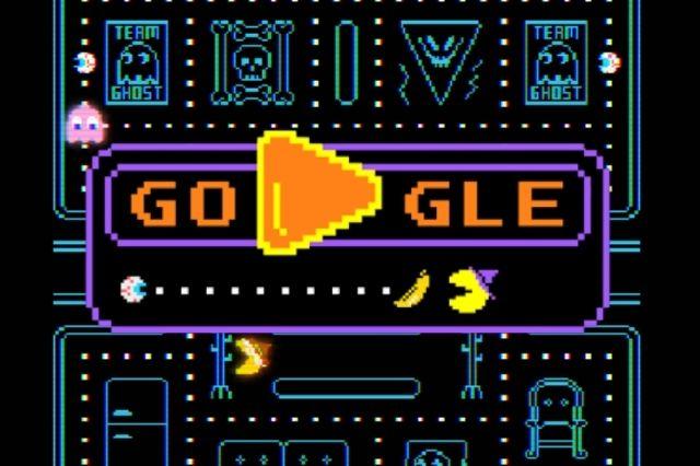 Google celebra los 45 años de PAC-MAN con un Doodle de Halloween