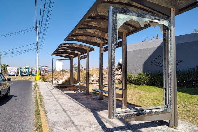 Paraderos en la ciudad de Puebla