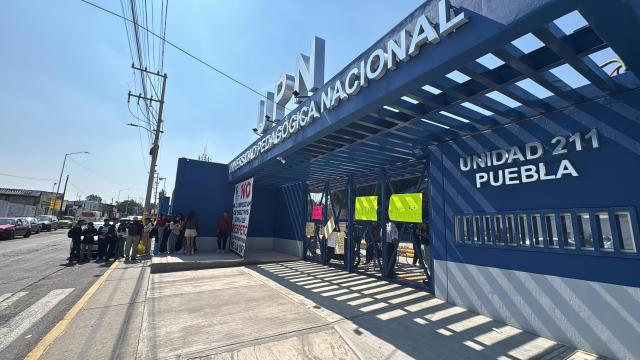 Paro en la UPN de la ciudad de Puebla
