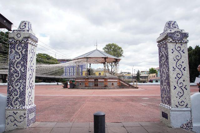 Kiosco del Paseo Bravo en Puebla 