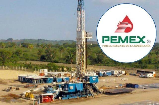 Fracking en México; logo Pemex 