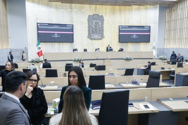 Aspecto general del pleno del Congreso del Estado