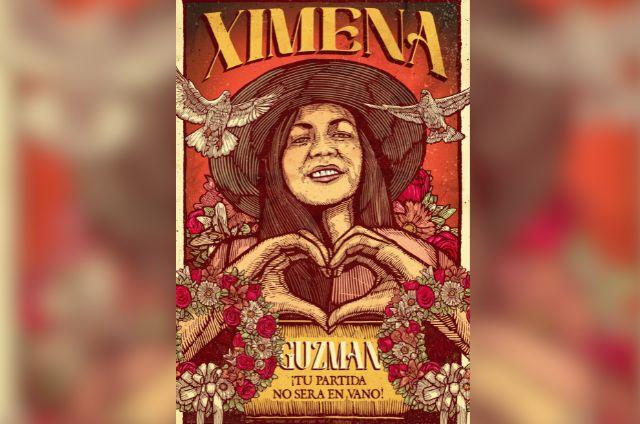 Ilustración creada para despedir a Ximena Guzmán