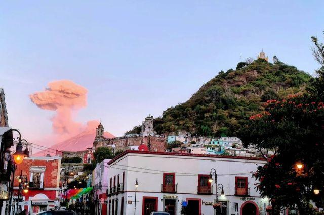 Popocatépetl en Atlixco