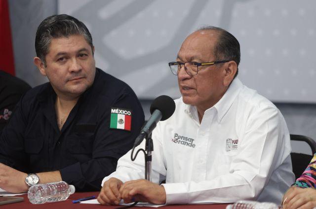 Enrique Rivera, nuevo comisionado, y Samuel Aguilar Pala