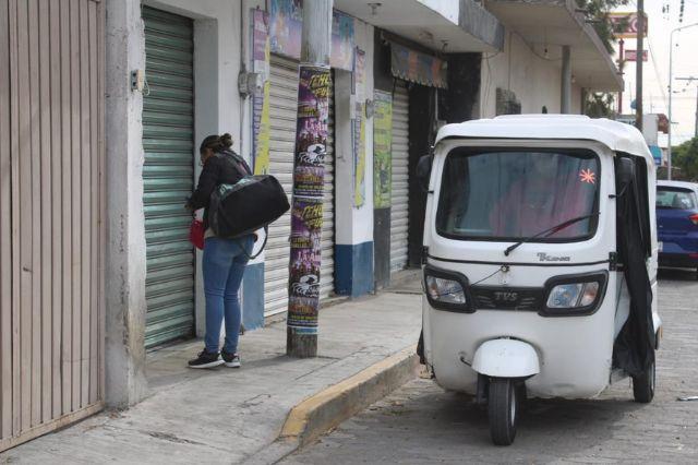 Mototaxis en la región de Tehuacán