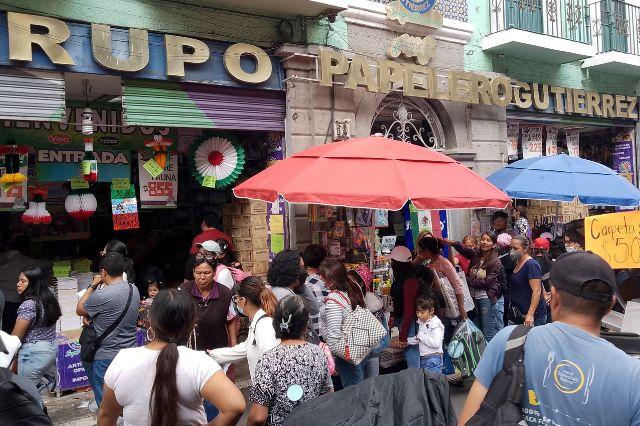 Papelerías en la ciudad atiborradas ante el regreso a clases 2023 en escuelas en Pueblas