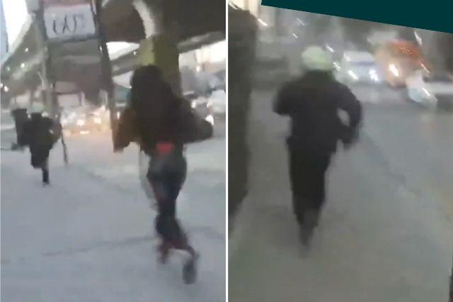 Reportera persigue a policía y expone presunta extorsión en Naucalpan