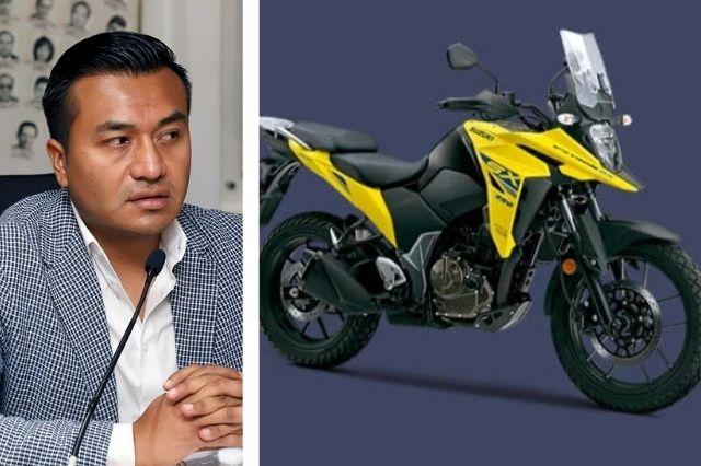 Roberto Solís compra motopatrullas en Huejotzingo