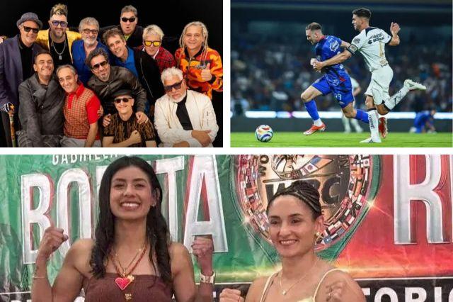 Prepárate para tráfico de sábado: concierto en La Juárez, futbol y box