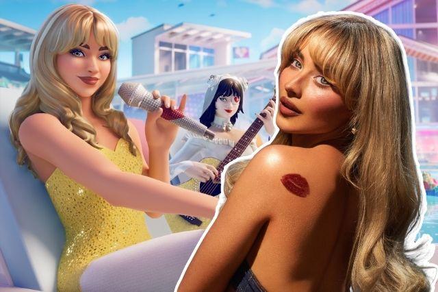 Sabrina Carpenter se suma a Fortnite y activa su universo pop