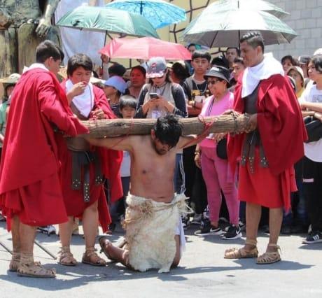 Representación de Semana Santa en Vivo en Tehuacán