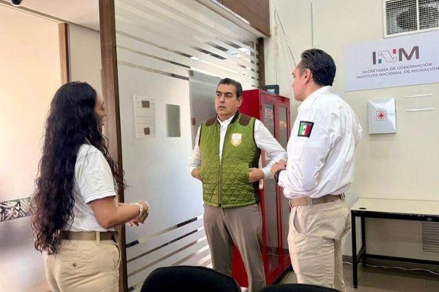 Claudia Sheinbaum destaca labor de Sergio Salomón al frente del INM