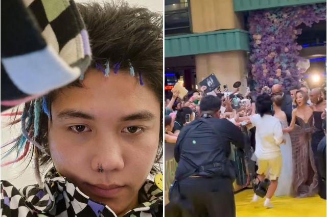 Singapur veta de por vida a fan que irrumpió y se lanzó sobre Ariana Grande