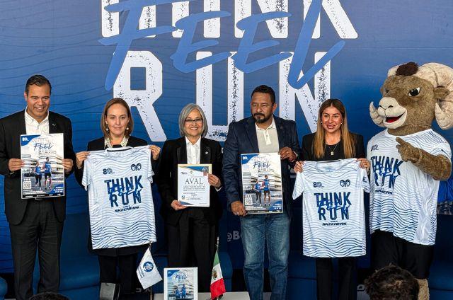 Presentación de playera de la carrera Think Feel Run 2025
