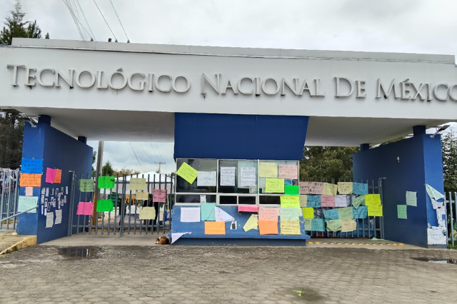 Protesta Tecnológico San Martín Texmelucan