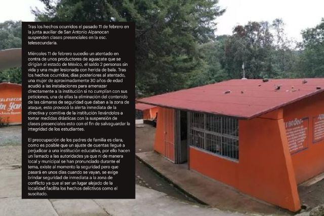 Telesecundaria en Alpanocan