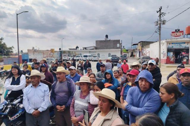 Tensión en Ozolco; asamblea rechaza tala ante presuntas amenazas por agua