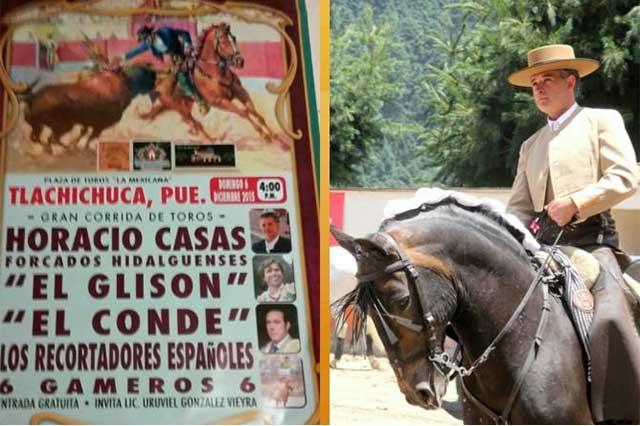 El cartel para este domingo a las 4.30 de la tarde en Tlalchichuca Pue