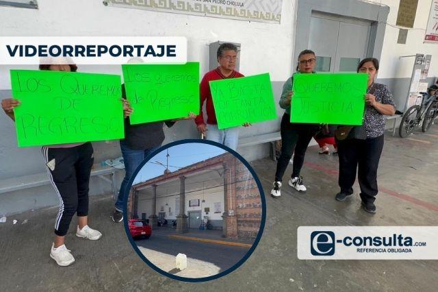  Protesta por traslado de PPL de Cholula a Tepexi