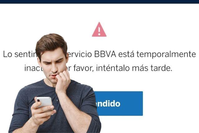 Usuarios reportan caída masiva de app BBVA y fallas en transferencias