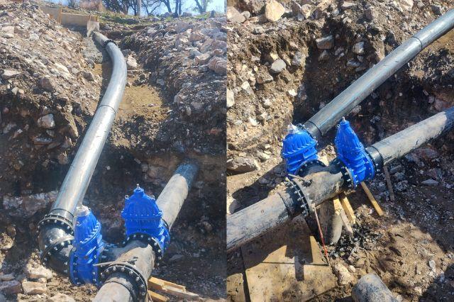 Colocan nueva válvula de agua ante intento de robo