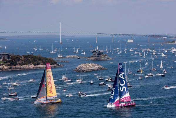 La vista de la bahía. Por algo es considerada “Capital Mundial” del deporte de navegación a vela